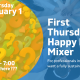 Where will MEC's February 2024 First Thursday Happy Hour be?